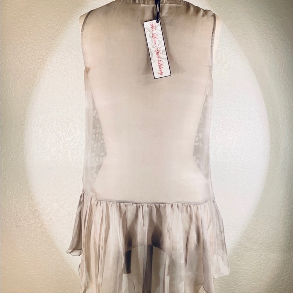 4 Love and Liberty by Johnny Was Lace Sleeveless Tunic size S NWT - Picture 2 of 5